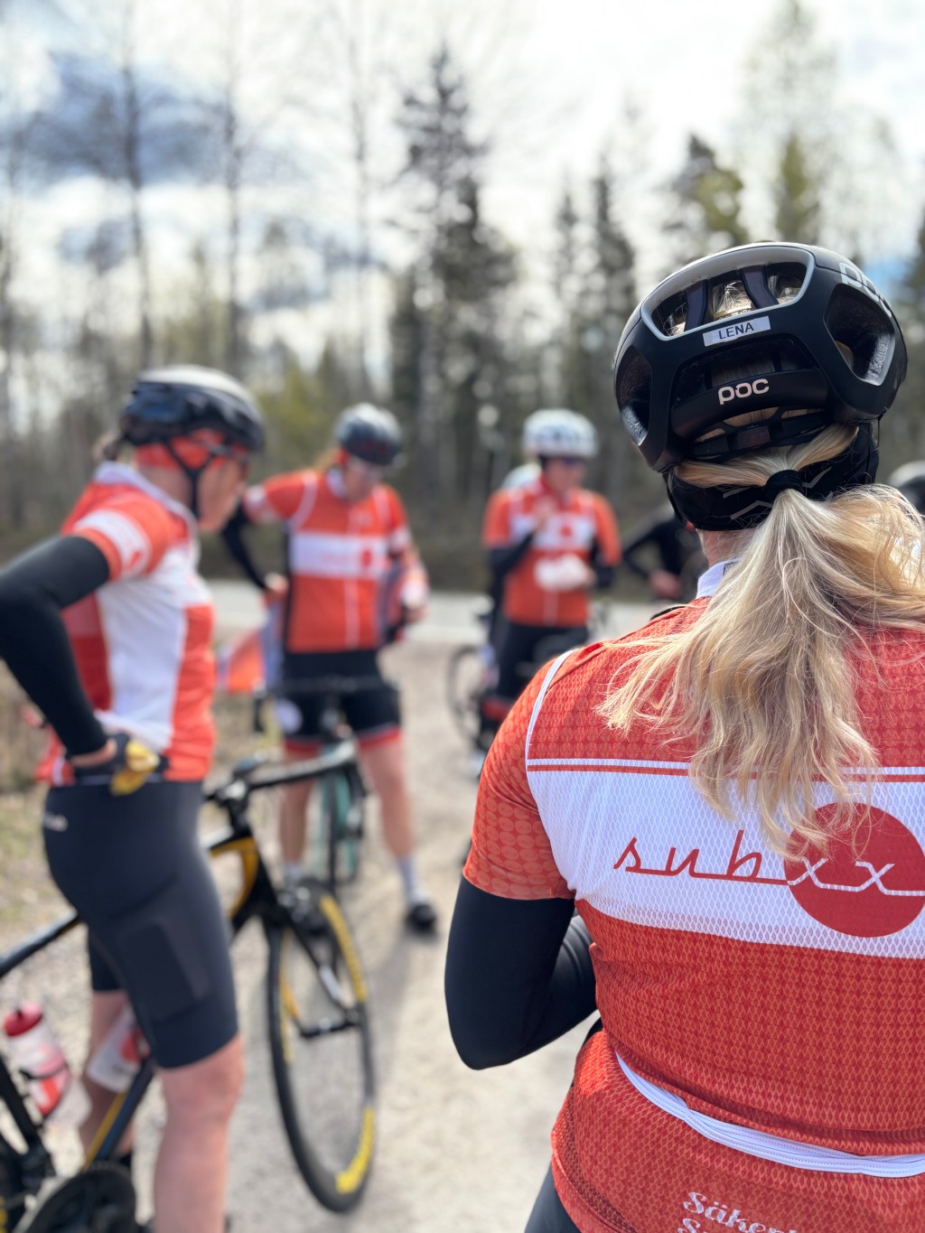 Träningsläger med tjejerna